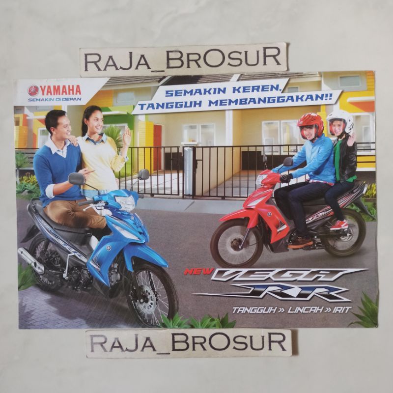 Poster brosur katalog flyer Yamaha Vega RR 2013