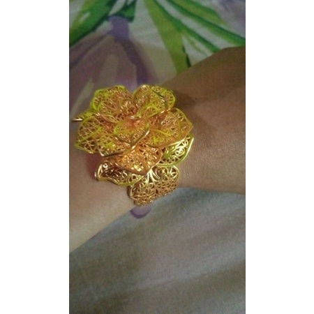 Gelang Kendari lapis emas 24k