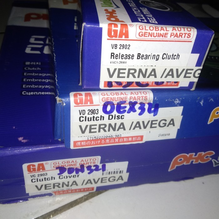 kampas KOPLING SET HYUNDAI VERNA AVEGA 2005-2011 SECO