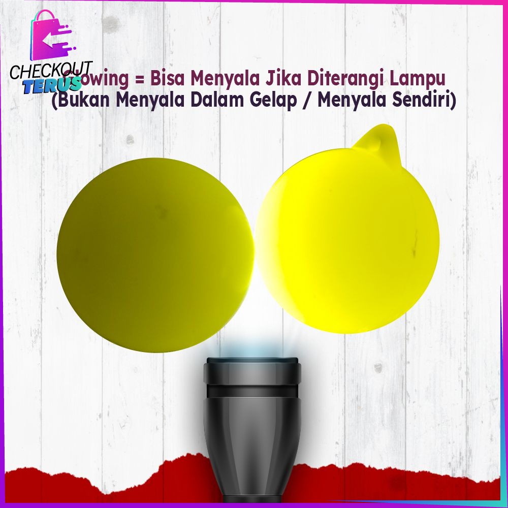 CT M306 Mainan Anak Lato Lato Glow In The Dark Mainan Tradisional Adu Bola Glowing Tek Tek Jadul Tempo dulu
