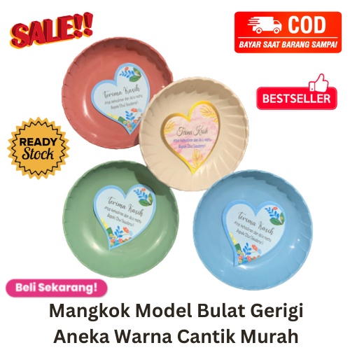 [BISA COD] PROMO Mangkok Model Bulat Gerigi Aneka Warna Cantik Murah Tempat Cabe Tempat Kecap Mangkuk Saos Wadah Saus Souvenir Acara Pernikahan Tempat Bumbu Murah