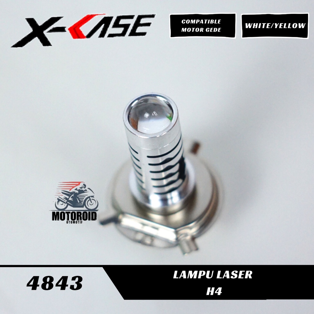 LAMPU LASER DEPAN KAKI H4 SENJA DIAMOND BIRU LAMPU LED KUNING PUTIH UNIVERSAL MOBIL MOTOR