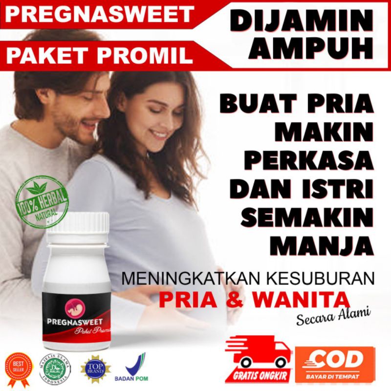 Obat Suplemen Kuat Pria Wanita Tahan Lama Herbal Original 100% Promil Suami Istri Ampuh Cepat Hamil
