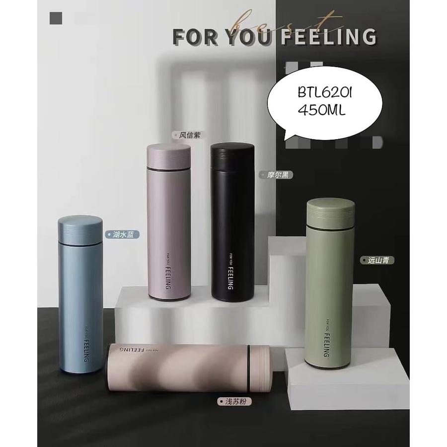 GM- TUMBLER TAHAN PANAS DAN DINGIN | TUMBLER FOR YOU FEELING | BOTOL MINUM | BOTOL MINUM 450ML | BOT