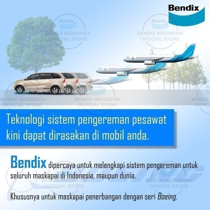 Kampas Rem Belakang Civic FD 2006-2012 BENDIX Brake Pad DB 1265 GCT