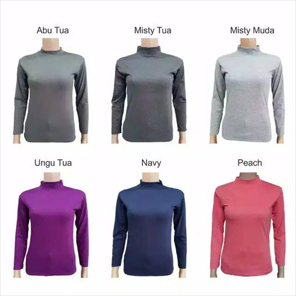 LS 698 - Dalaman Baju Spandek Manset Olahraga Wanita Manset Baju Wanita Murah Manset Lengan Panjang