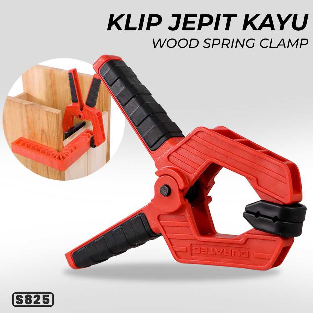 DURATEC Europe Profesional Strong Heavy Duty Jepit Kayu Spring Clamp