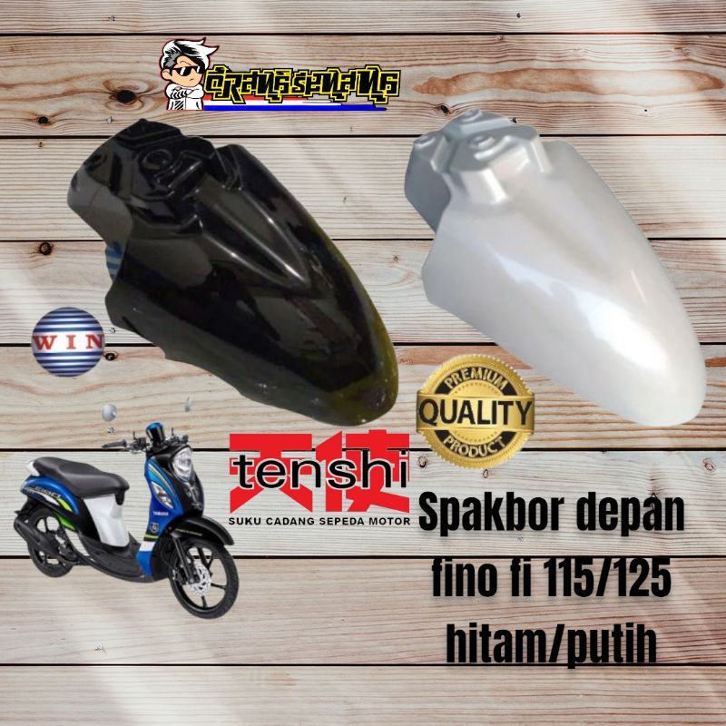 spakbor depan fino fi 115 125 1yd warna hitam putih