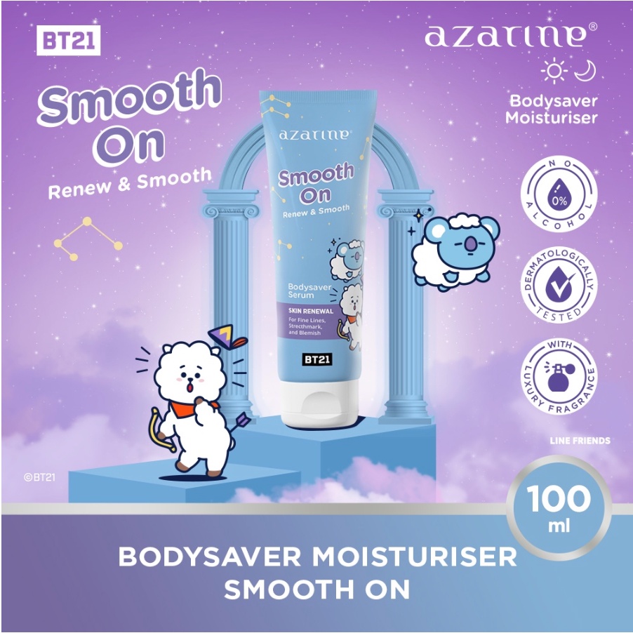 Azarine x BT21 Body Saver Moisturizer 100ML