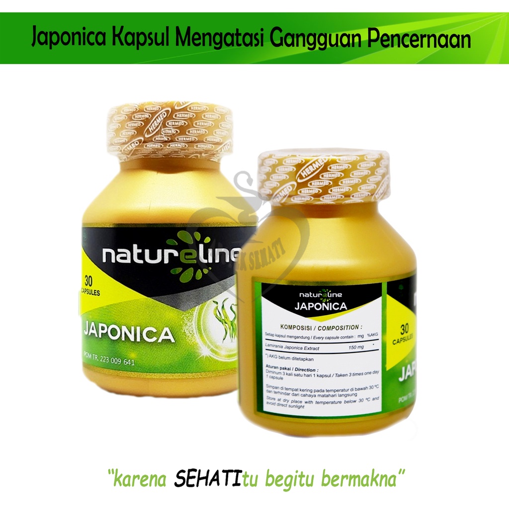 Japonica Kapsul Mengatasi Suplemen Kesehatan Pencernaan Japonika Natureline