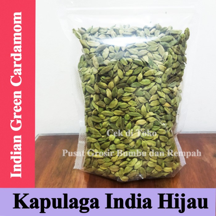 

Kapulaga india 10 Gr / Arab Green Cardamom 10 gr / Kapol Arab 10 gr