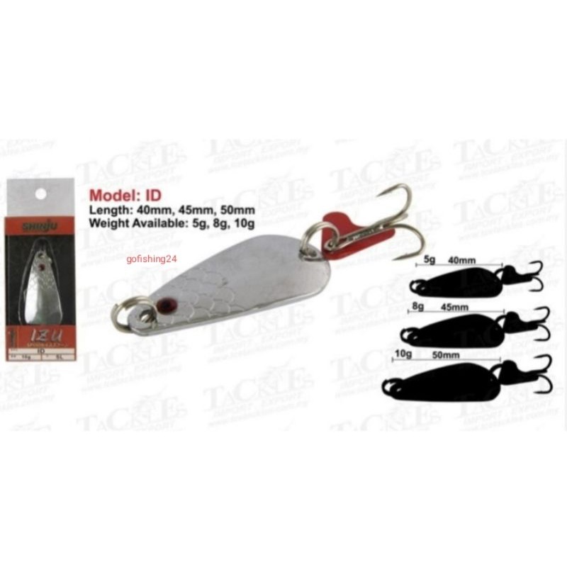 shinju Izu spoon lure ID Silver 5gr 8gr 10gr