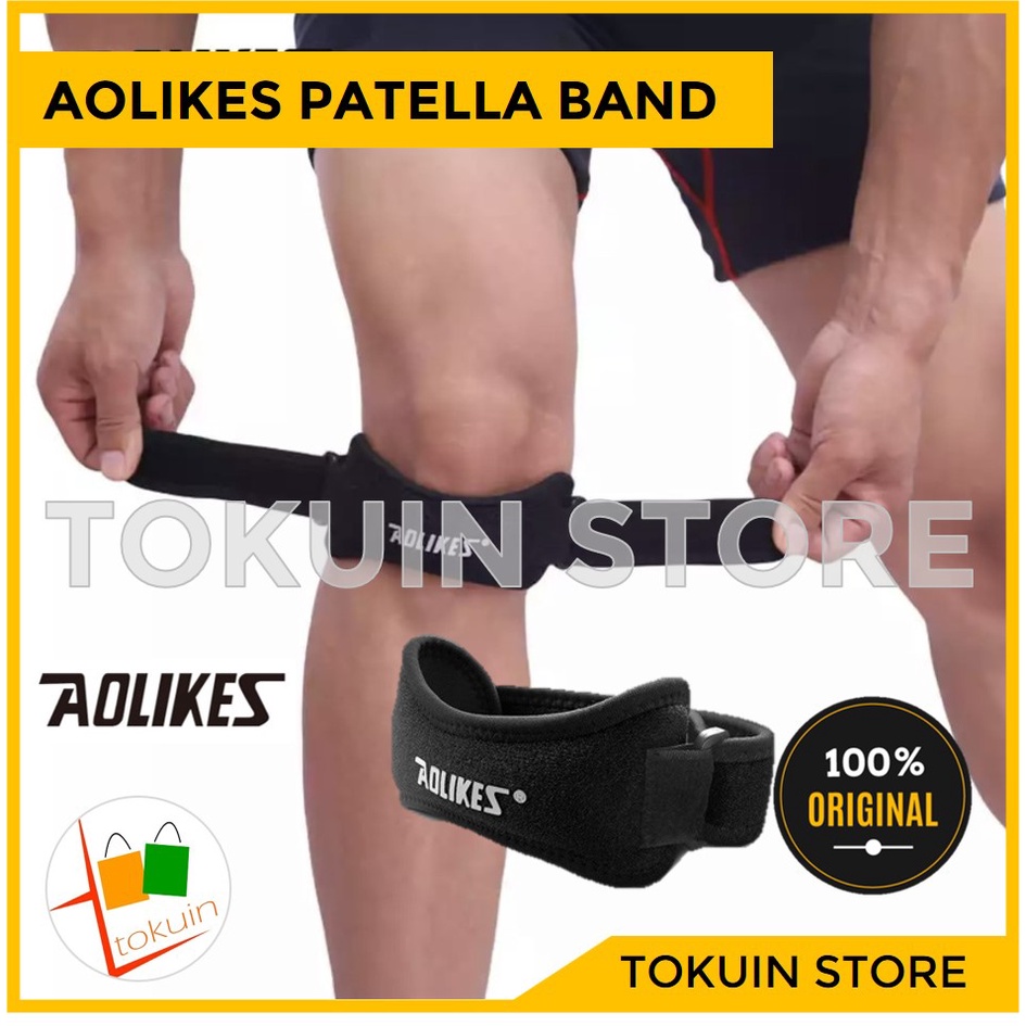 Aolikes Patella Knee Support Band Brace Deker Pelindung Lutut Kaki