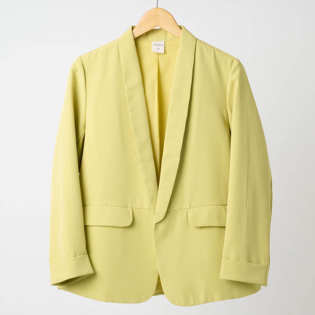 Blazer Stacey Yellow/Blazer Wanita/Blazer Korea/Blazer Wanita Korea/Blazer Wanita Korean Style/Blaze