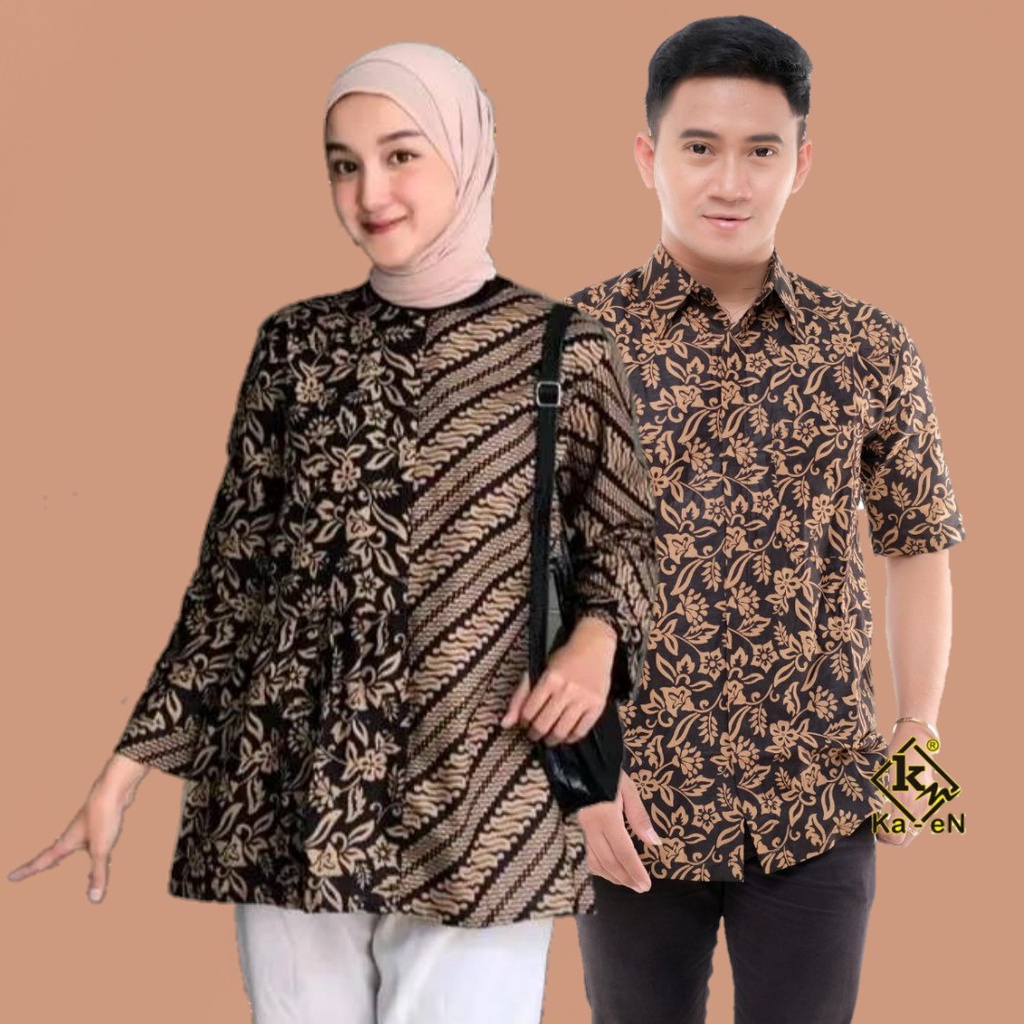 BATIK COUPLE GROSIR ECER BATIK COUPLE KANTOR JUMPUTAN BLOUSE KANTOR