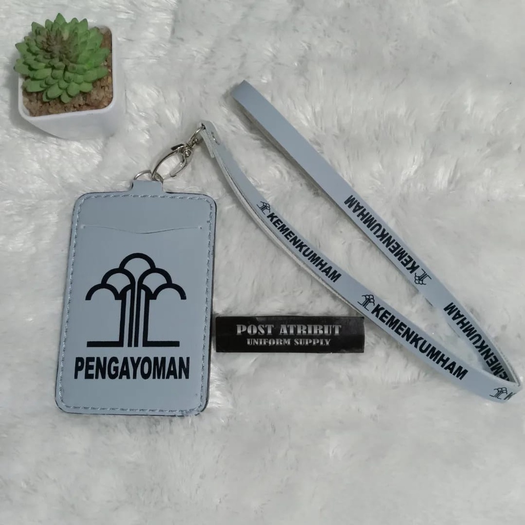 ID Card KEMENKUMHAM Lux Kulit / Tempat ID Card Pengayoman / Atribut Kumham/ Atribut Lapas