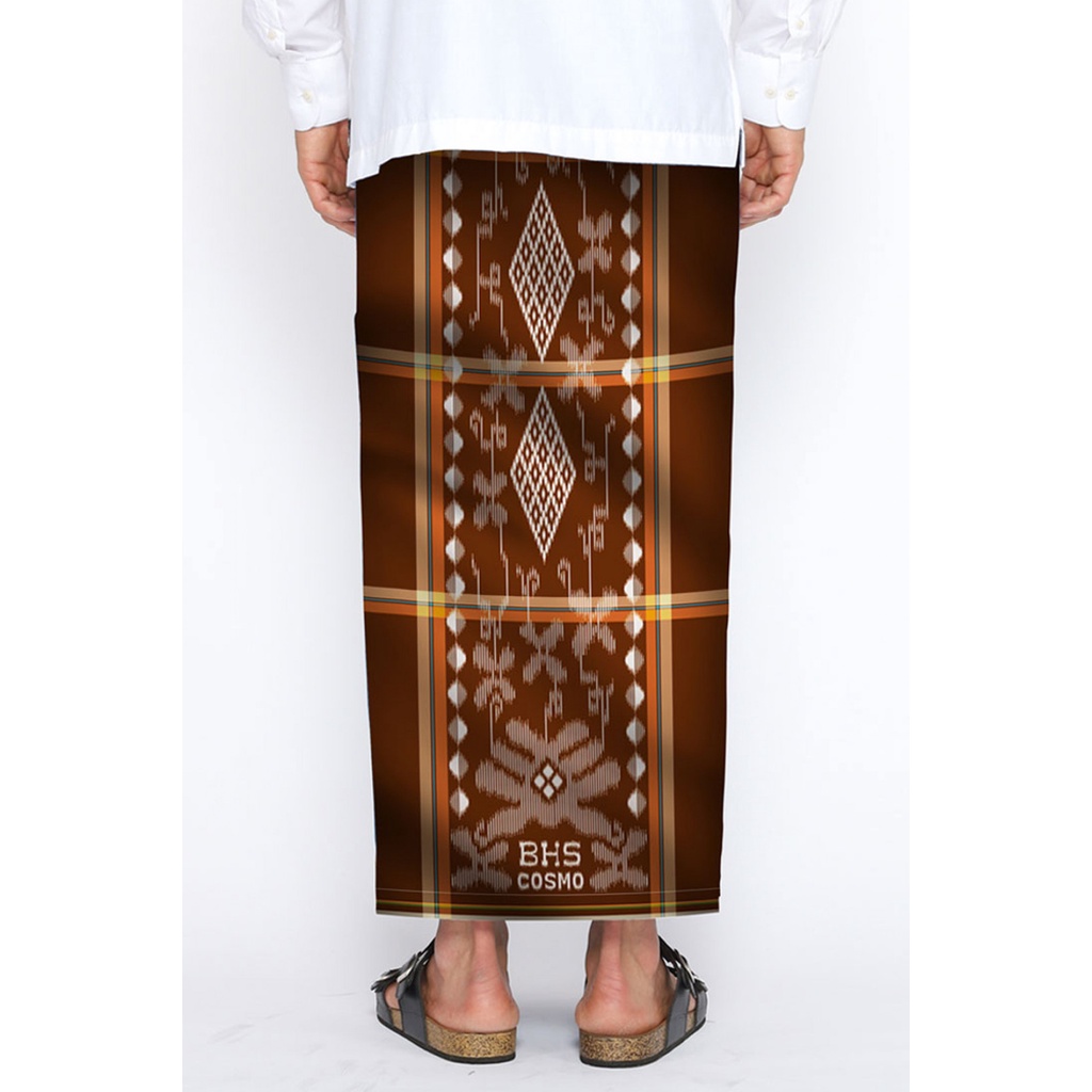 Sarung BHS Cosmo Gold Cmn Monochrome Warna Original