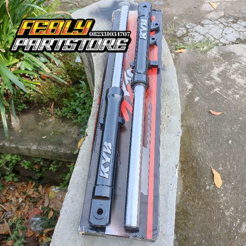 SHOK SKOK SHOCK DEPAN KYB ZETO YAMAHA VIXION AS 33 AS BUTTOM KYB ZETO PNP NINJA R RR SS AS BUTTOM KY