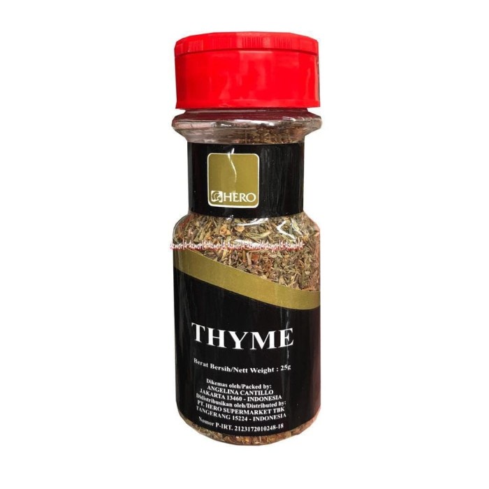 

Terlaris ✨ - Hero Thyme Bumbu Masak Daun Tyme 25gr Bumbu Instan 2.1.23