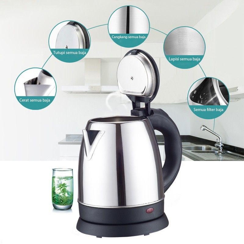 kettle listrik/perebus air teko