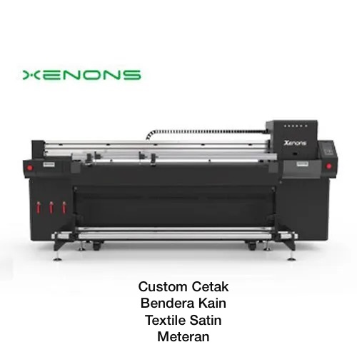 WDPrint Promo Cetak Bendera Meteran Custom Printing Kain SATIN INDOOR HIGH RESOLUTION Bendera Organi