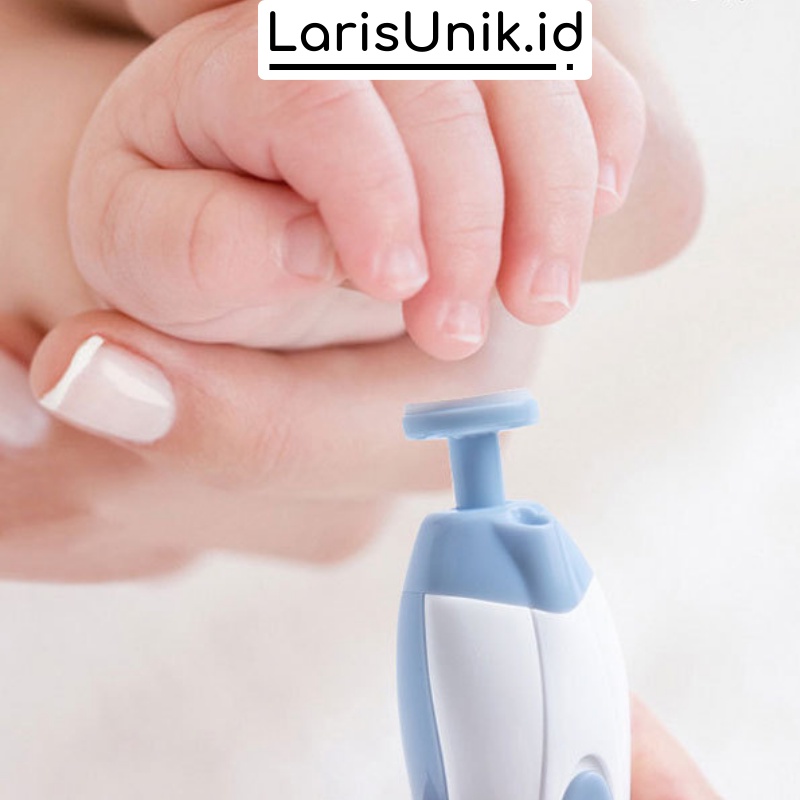 Baby Nail Trimmer Gunting Kuku Bayi Elektrik Menggunakan Baterai Perawatan Kuku Nail Art