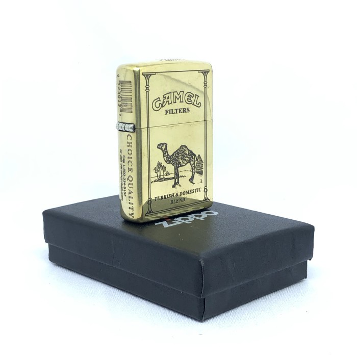 Korek Api Zippo Gold Motif Camel Turkish&amp;Domestic Blend Grafir Premium