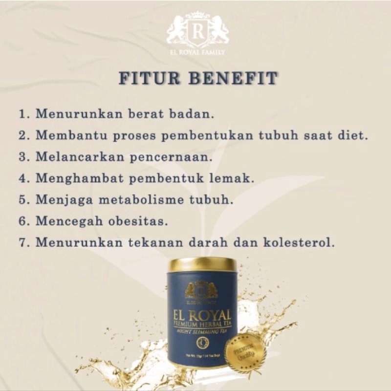 PAKET BUNDLING - EL ROYAL PREMIUM MORNING &amp; NIGHT DAN 1 EL ROYAL DETOX TEH