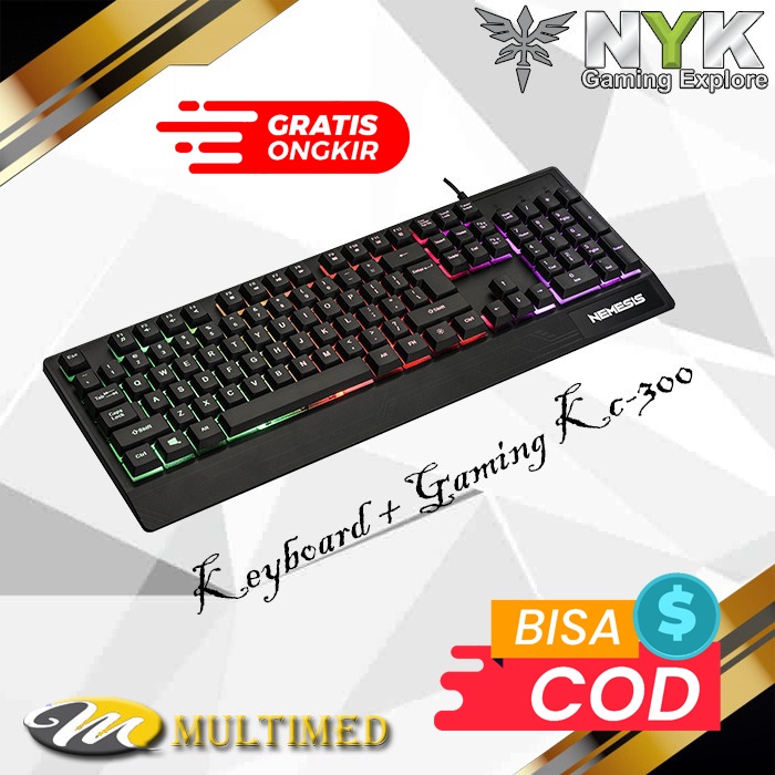 Keyboard + Mouse + Mousepad Gaming NYK KC-300