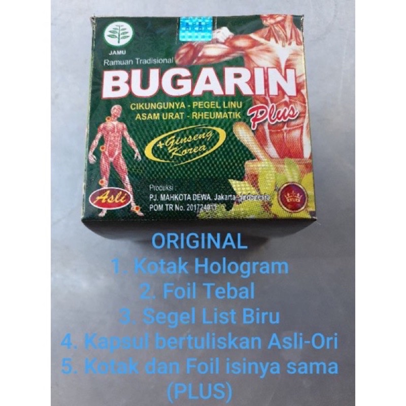 BUGARIN PLUS ORIGINAL