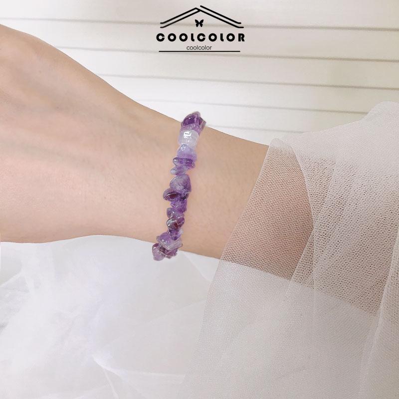 COD❤️Gelang Kristal Batu Alam aksesoris fashion Korea Untuk Wanita- cl