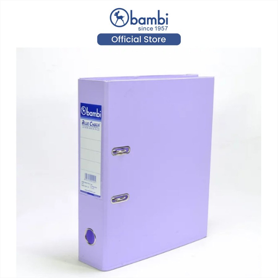 BAMBI ORDNER LAF A4 1011 NO. 20 PASTEL PURPLE ( DUS ISI 12 PCS )