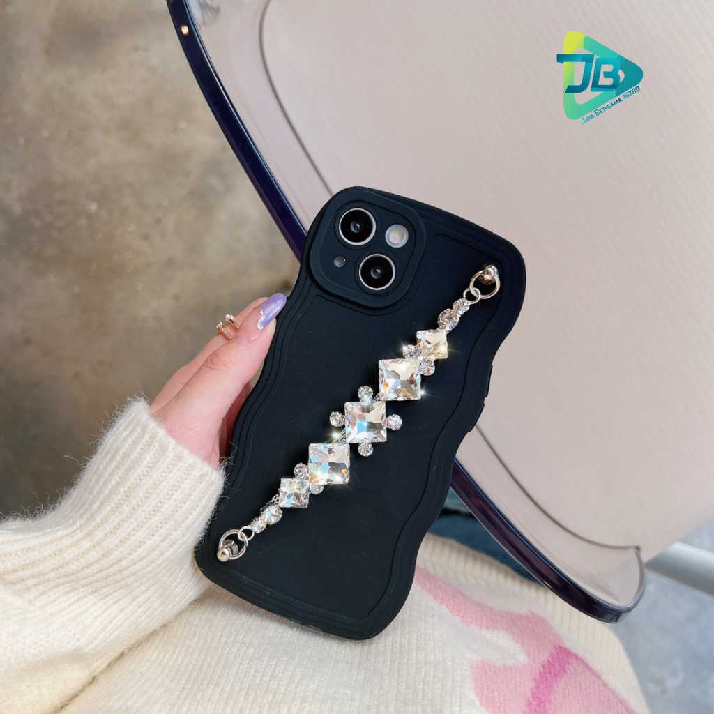 GC03 SOFTCASE GELOMBANG RANTAI DIAMOND FOR REALME C1 C2 3 5 5I 5S 8 8I 9 PRO PLUS 10 C11 C12 C25 C15 C17 7I C20 C21Y C25Y C30 C31 C33 C35 NARZO 50I 50A PRIME V23 5G JB6971