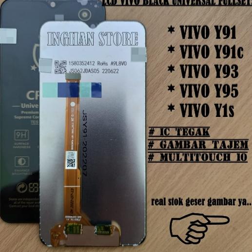 Terbaru  LCD VIVO Y91 / Y91C / Y91i / Y93 / Y95 / Y1S - ORIGINAL CROWN FULLSET