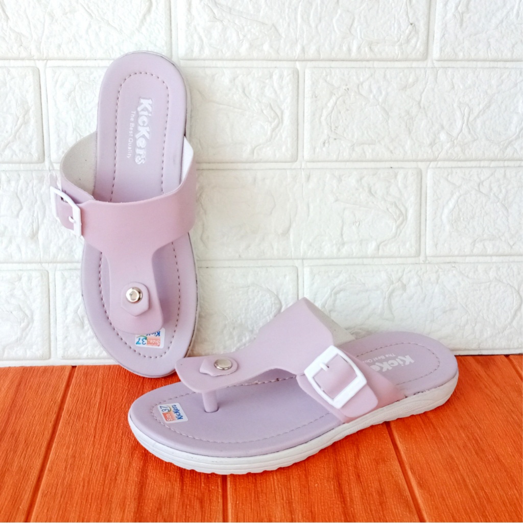 Kickers RF.02 Polos Sandal Wanita Flat size 37-40