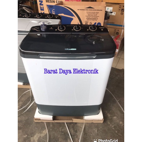MESIN CUCI SANKEN 2 TABUNG KAPASITAS 8KG TW8600RL DAN TW8900BK