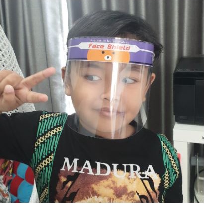 Face shield Medis Pelindung wajah APD anti droplet dewasa anak mika on