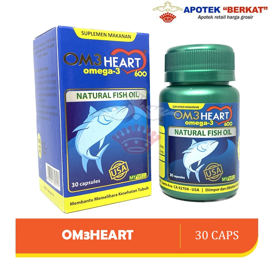 OM3HEART MINI CAPSULES OMEGA 3 NATURAL FISH OIL 60`S / Omega 3
