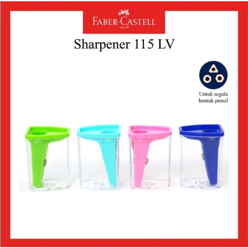 

Sharpener Faber Castell / Rautan Tabung Faber Castell 115 LV