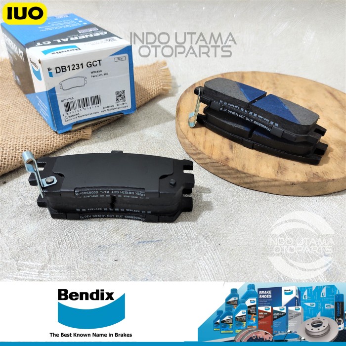 Kampas Rem Belakang Pajero NK NL NJ NH BENDIX Brake Pad DB 1231 GCT