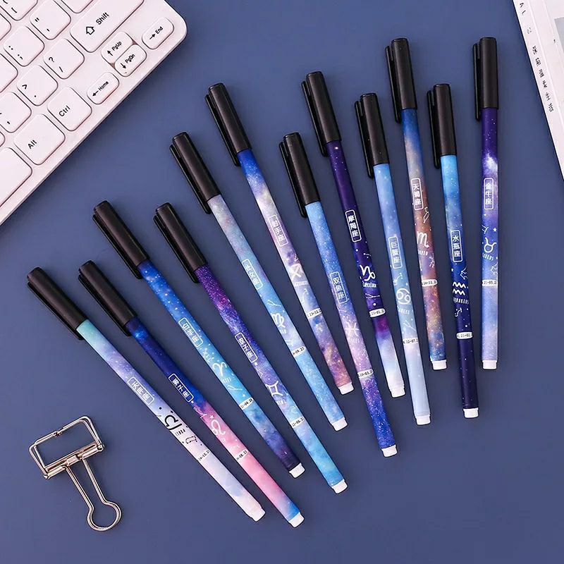 

GAEKOPEDIA || Pulpen Zodiak Heroscope Pena Lambang Zodiak Bolpen Gel Motif 12 Zodiak