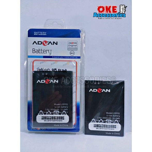 Baterai/Batre/Battery HP Advan G5 Elite/Movie Hero/L30Y01