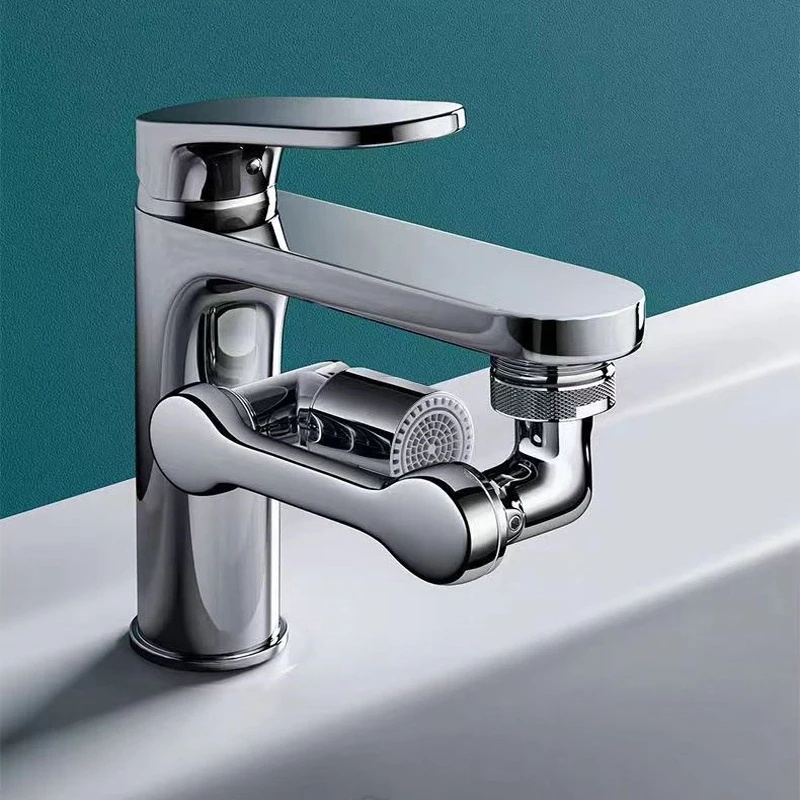 Filter Splash Silver 1pcs New Universal1080° Rotation Extender Faucet Keran Wastafel Dapur Keran Lengan Robotik Untuk Kamar Mandi Dapur