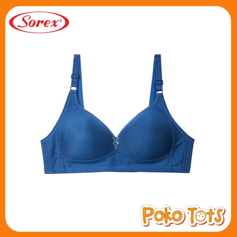 Sorex Bra Tanpa Kawat Super Soft Cup Besar Kait 3 Pakaian Dalam Wanita BH 17239 Sorex Beha WHS