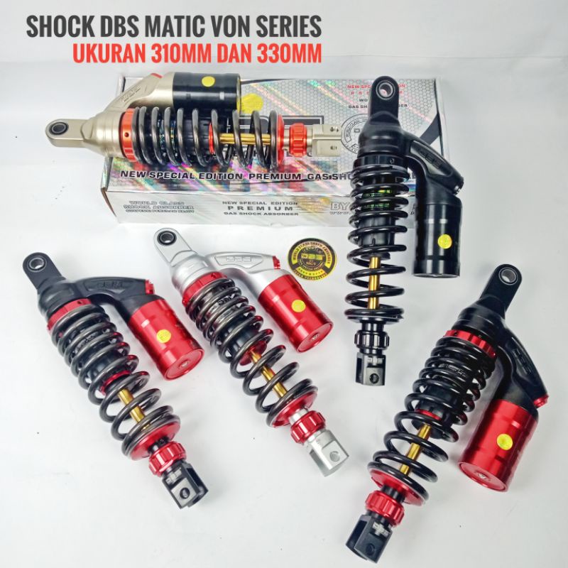 Shock Shockbreaker Tabung Matic DBS Von Series AS GOLD Skok Copy ktc Skok Beat Vario 125 150 Mio X R