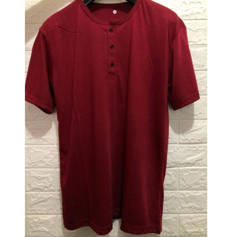 377 Kaos Polos Kancing 3 borong semua