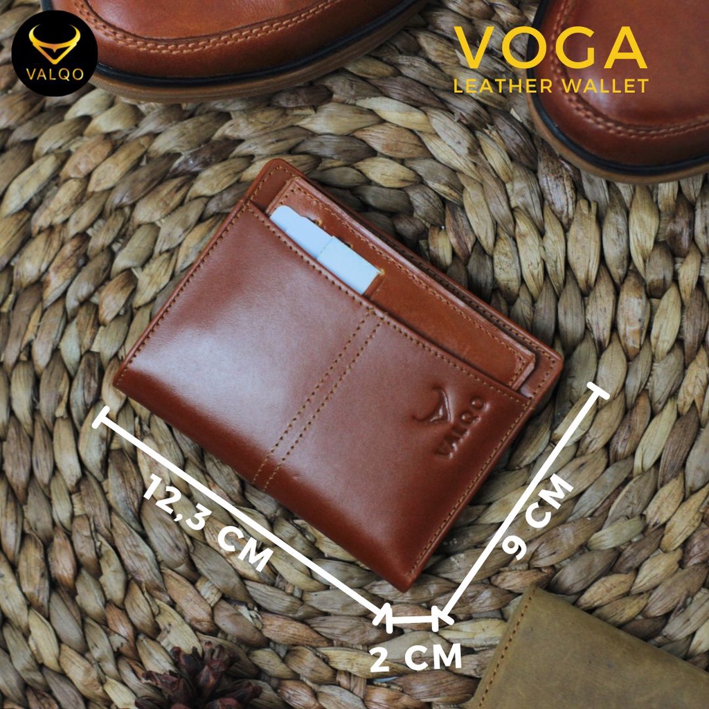 [VALQO] Dompet VOGA Kulit Sapi CH Crazy Horse Cowok Pria Laki bisa COD