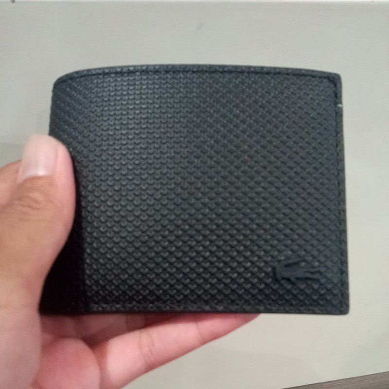 DOMPET LACOSTE ORIGINAL BLACK NEW ARRIVALS