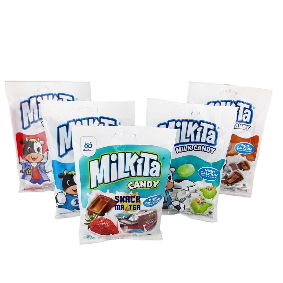 

Special Edition.. Milkita Milk Candy Premium Netto 120 gram (Isi 30 pcs x 4 gr ) VLL