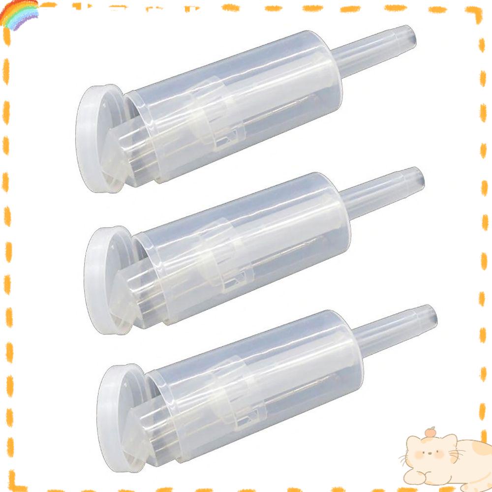 Solighter 3PCS Plastik Airlock Tiga Potong Untuk Homebrew Beer Water Sealed Air Lock Dengan Grommet